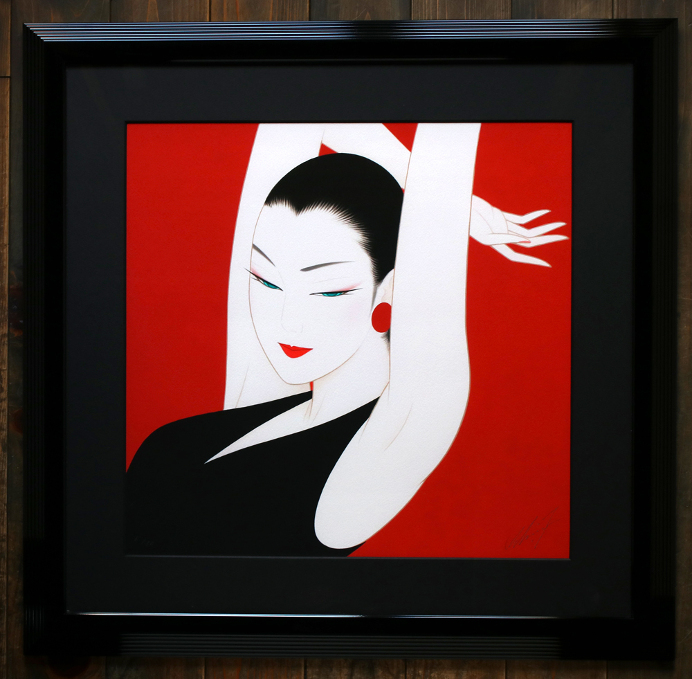 鶴田一郎「赤の優美」ジークレー版画 | J-spirit gallery KYOTO