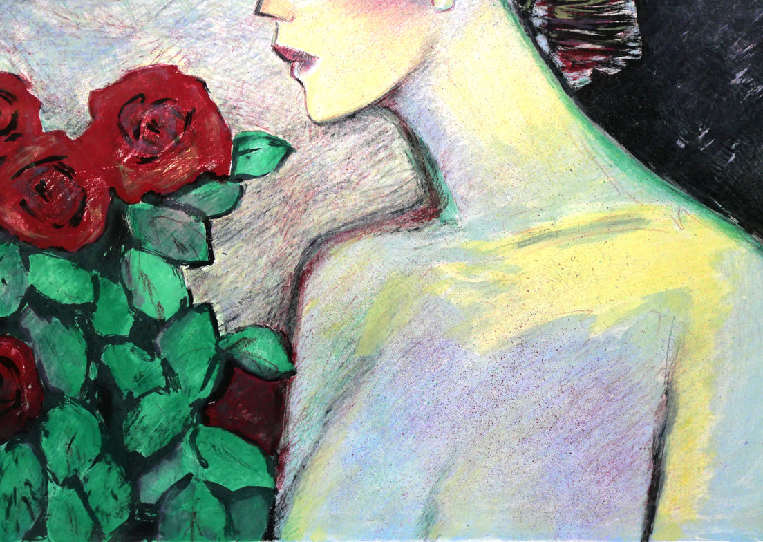 ジャン・ピエール・カシニョール(JEAN PIERRE CASSIGNEUL)「バラの花束