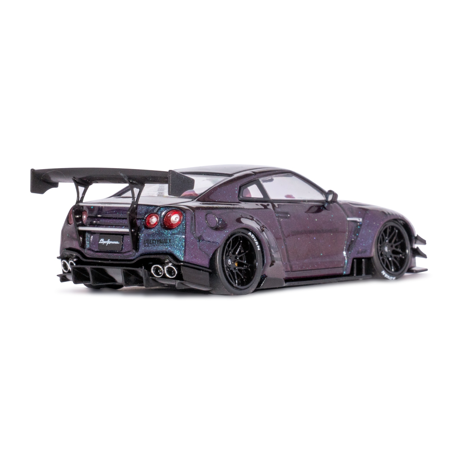 TARMAC 1/43 LB-WORKS NISSAN GT-R R35 tipo 2 Roxo meia-noite - LOJA