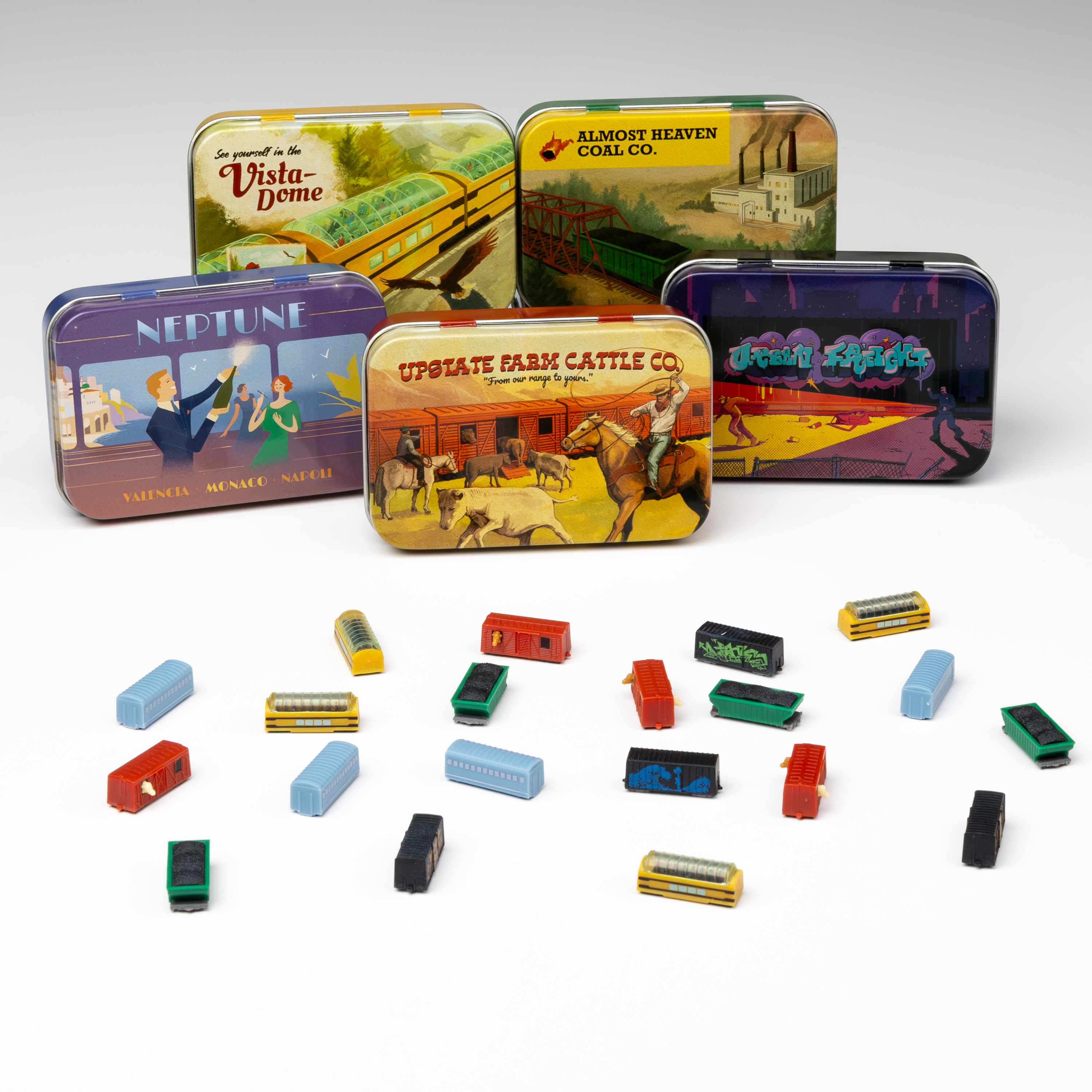 Remarkable Railcars Set - The Little Plastic Train Company