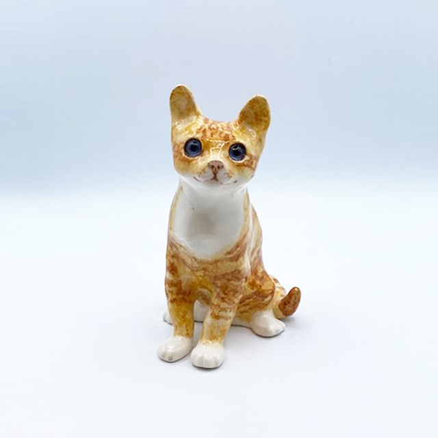 ウィンスタンレイキャット 青い目の茶トラ白猫ちゃん サイズ2