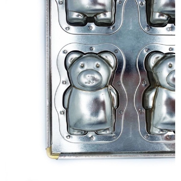 シルバー天板 熊五郎 8P シリコン付 1個入 松永製作所 KMP026-1 | 型