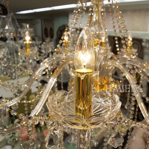 2台在庫有！】シャンデリア12灯 ゴールド（φ1200×H830mm） | EL JEWEL