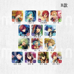 あんさんぶるスターズ-スクエア缶バッジ Bランダム 並行輸入商品