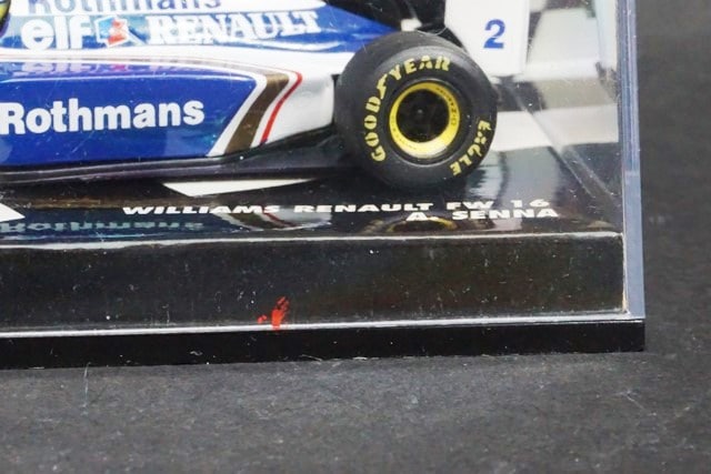 1/43ミニチャンプス 430940002 ウィリアムズ ルノー FW16 F1 A.セナ