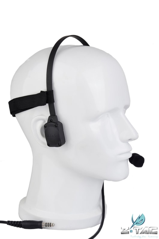 Z-Tactical Atlantic MH180-Vタイプ タクティカル骨伝導ヘッドセット