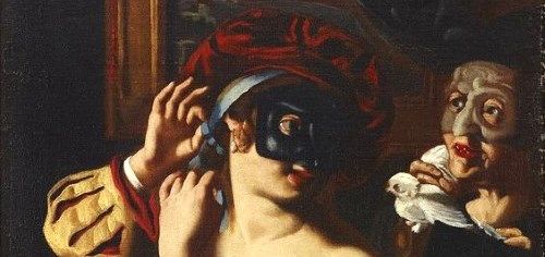 仮面舞踏会の絵画13点。イタリア ルネサンスより流行った、素性を隠す