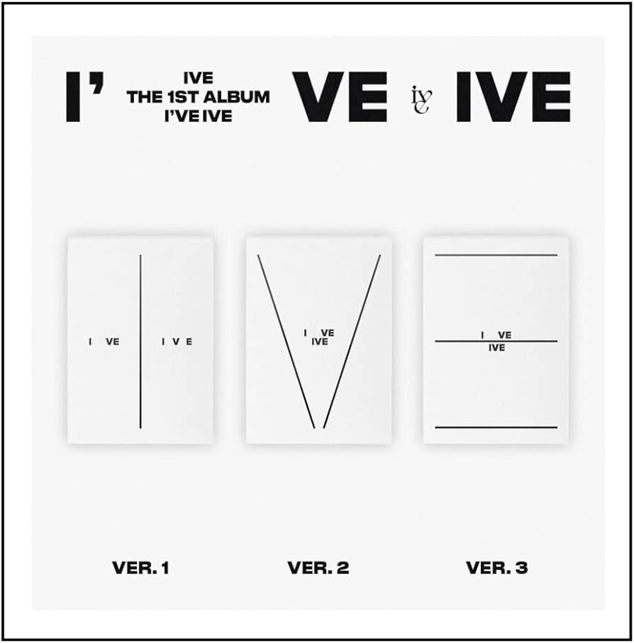 Amazon.com: IVE - I've IVE (Vol.1) Album (1+2+3 ver. SET): Baby