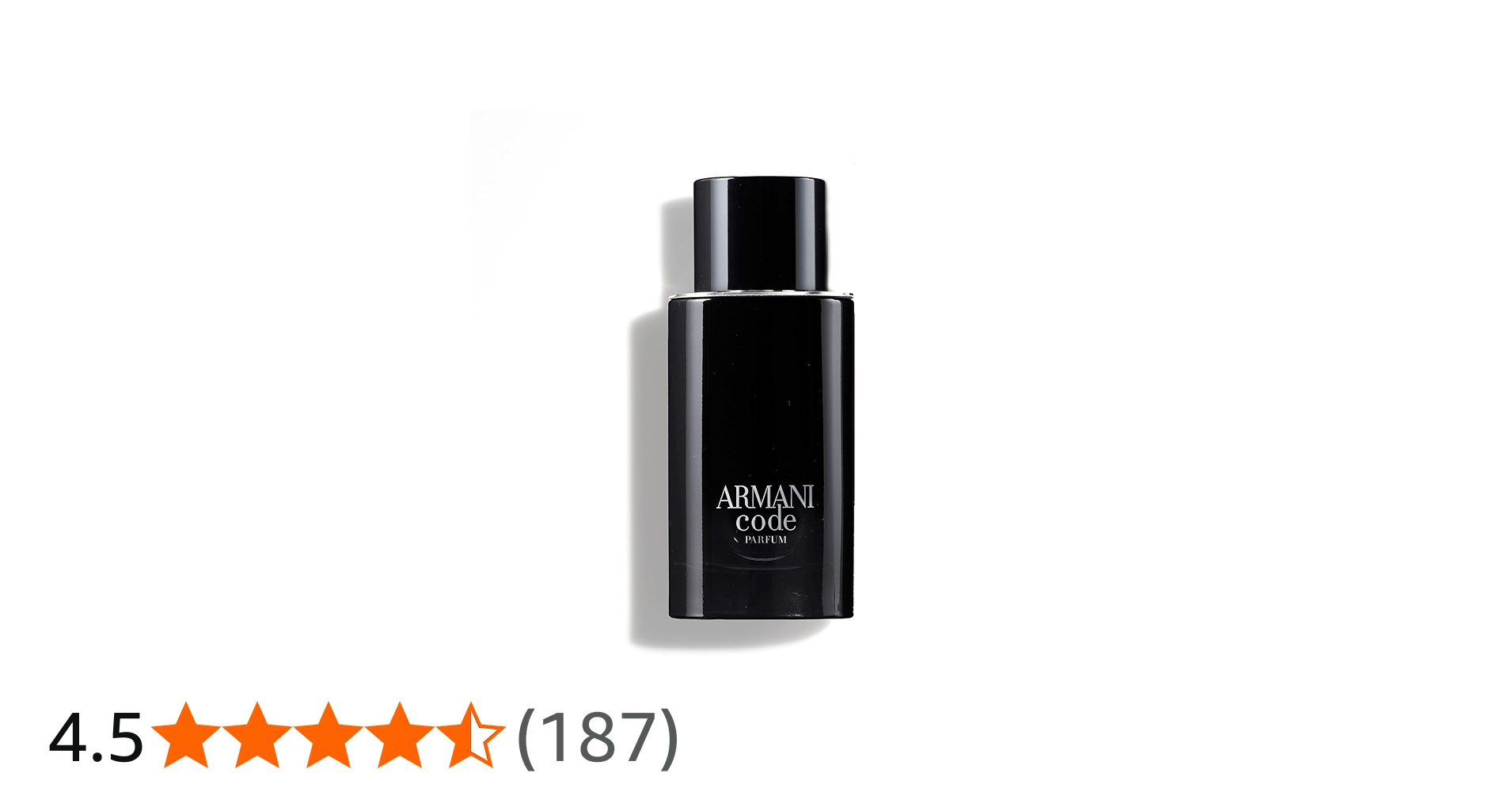 Amazon | Giorgio Armani Code Parfum Spray (Refillable) Men 2.5 oz