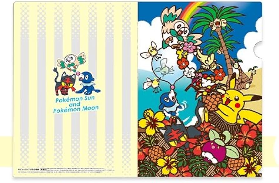 Amazon.co.jp: ポケットモンスター サン＆ムーン ポケモン A4 クリア
