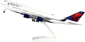 Amazon.com: Daron Skymarks Delta 747-400 Airplane Model Building