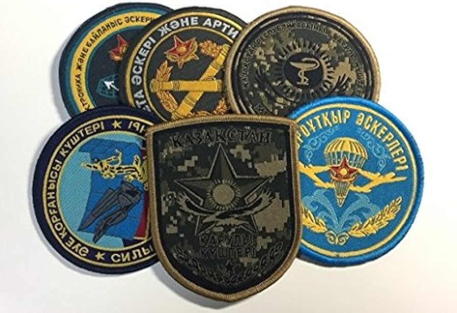 Amazon.co.jp: カザフスタン軍ミリタリーパッチセット ロシア軍 BDB