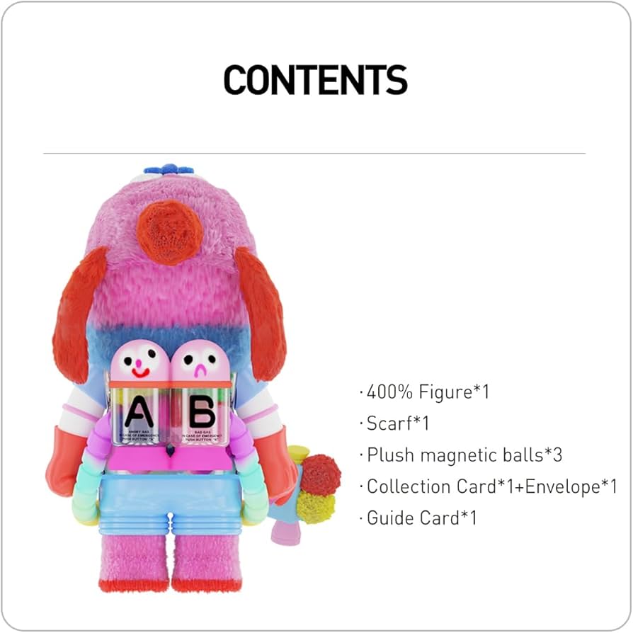 Amazon | POP MART MEGA SPACE MOLLY 400% Jon Burgerman シリーズ