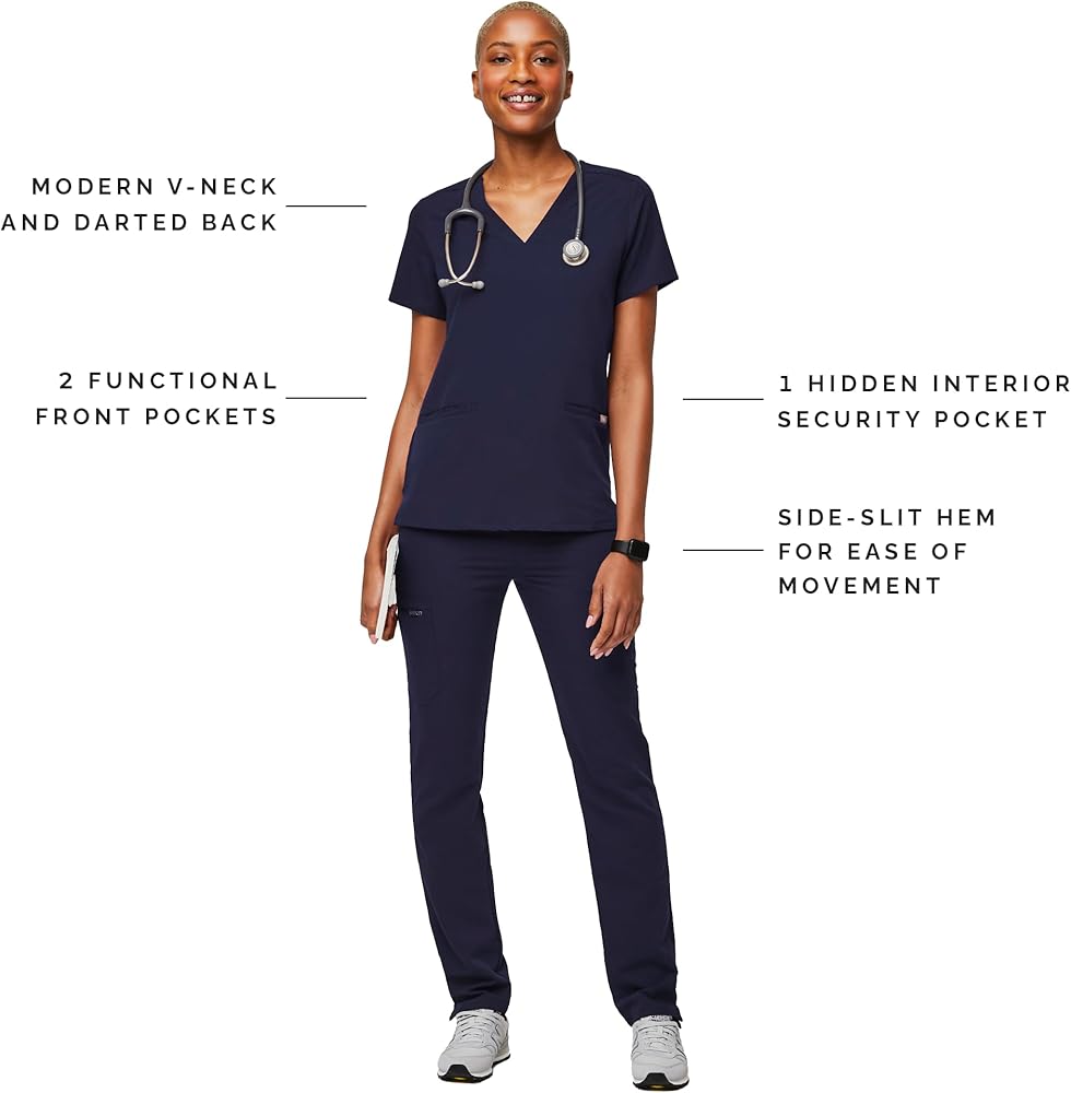 Amazon.co.jp: FIGS Casma 女性用スクラブトップ — クラシックフィット