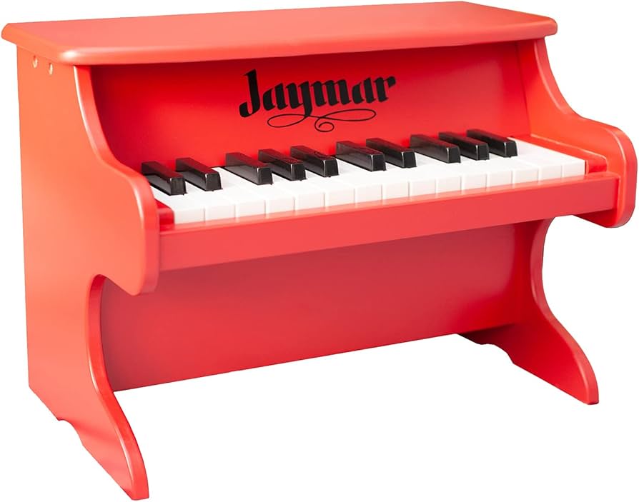Amazon.co.jp: Jaymar 25キーテーブルトップピアノ - レッドミニ