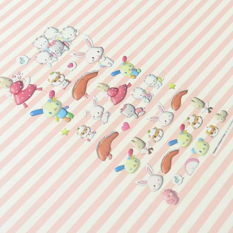 Amazon.co.jp: サンリオキャラクターズ[キャラクターシール]パフィー