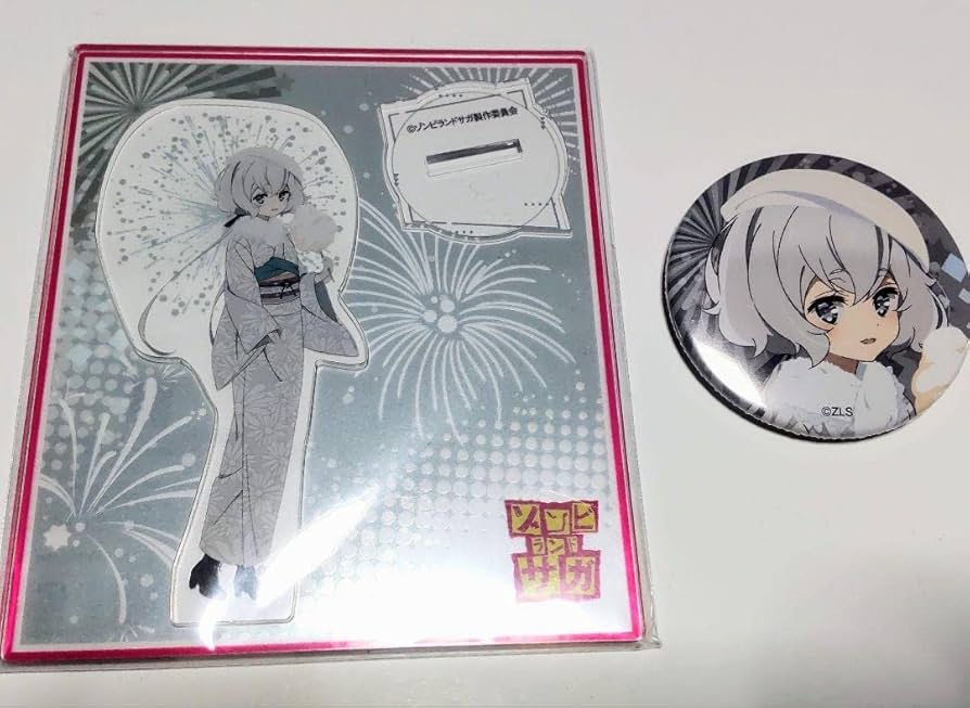 Amazon.co.jp: ゾンビランドサガ 伊万里湾大花火 アクリルスタンド 缶