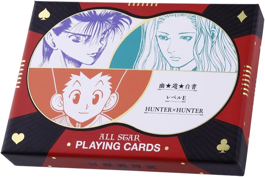 Amazon.co.jp: 冨樫義博展 オールスター箔押しトランプ（箔押しBOX付き