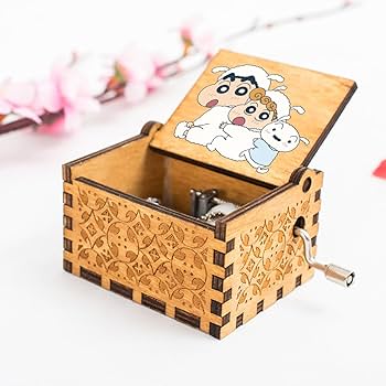 Amazon.co.jp: クレヨンしんちゃん オルゴール 音楽ボックス 木製