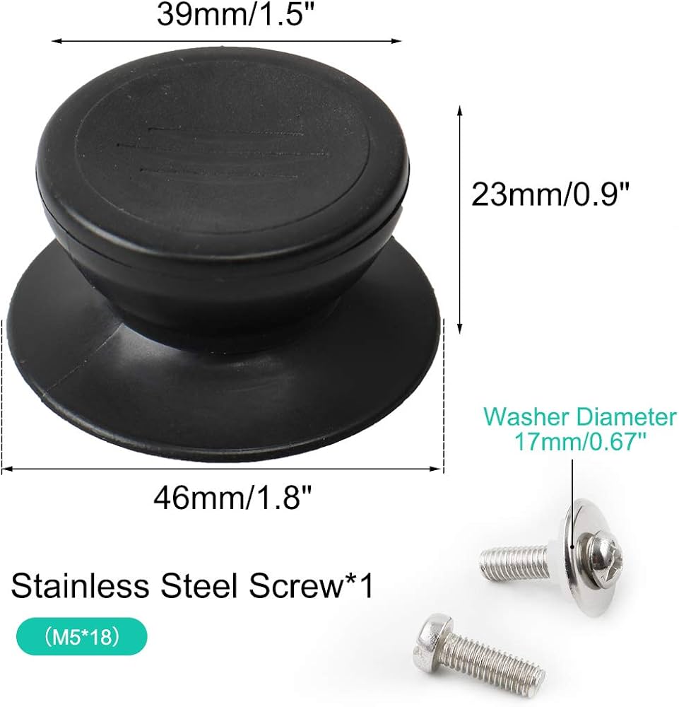 Amazon.co.jp: uxcell 蓋ノブ パンポットカバーグリップ 鍋ツマミ 耐熱
