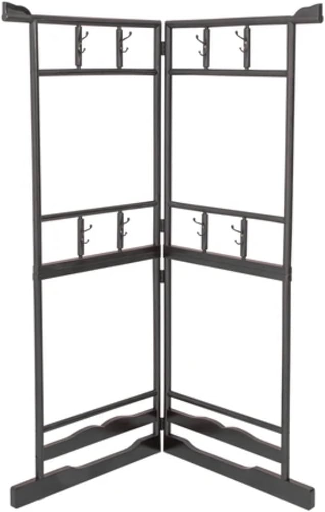 Amazon｜幅72.5×奥行3×高さ172.5cm 和風ハンガーラック 衣桁（2段