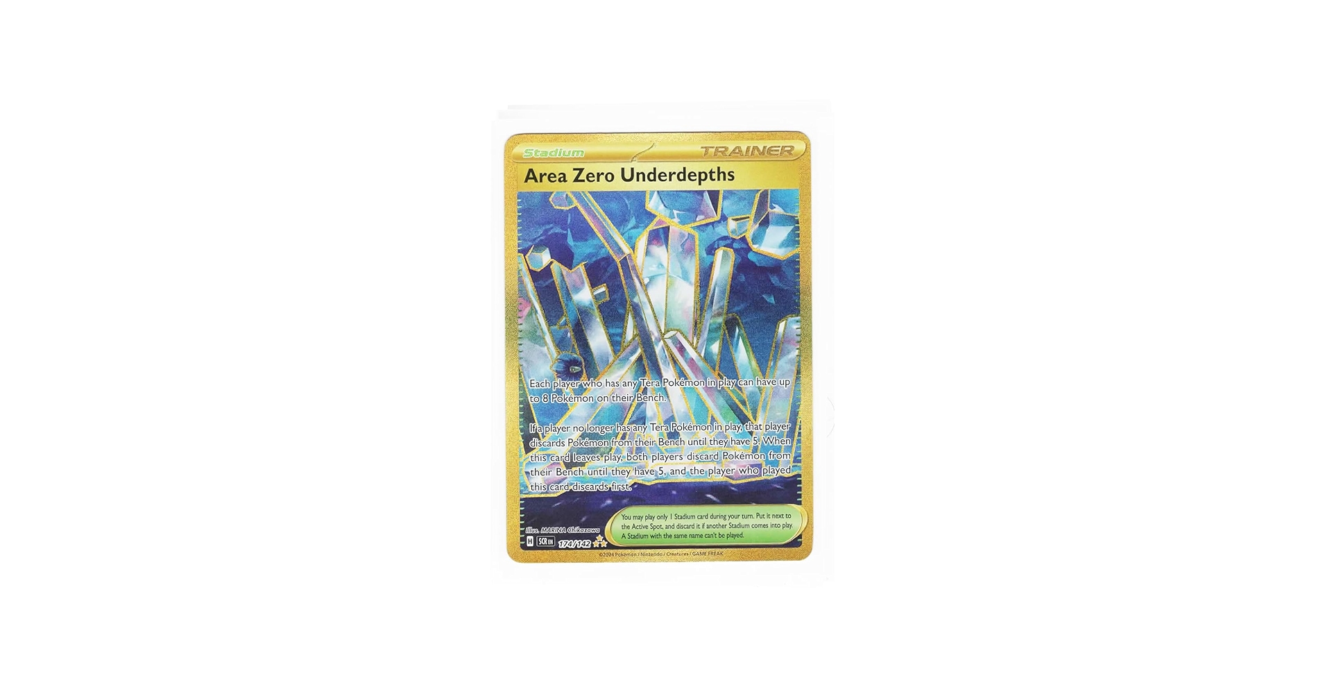 Amazon.com: Pokemon - Area Zero Underdepths 174/142 Stellar Crown