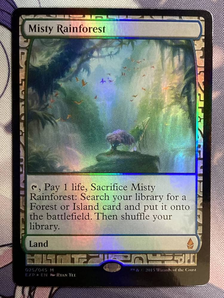 MTG 霧深い雨林 FOIL EXP 英語 Amazon.co.jp: MTG 《霧深い雨林/Misty