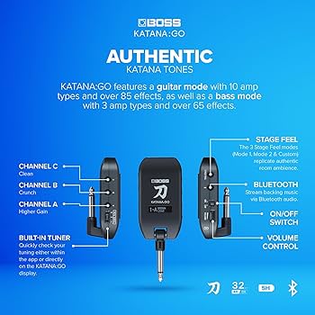 Amazon.com: BOSS KATANA:GO | Personal Headphone Amplifier for