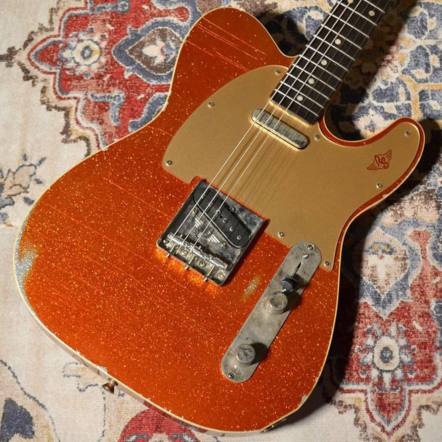 Amazon | RS GUITARWORKS Bakersfield Orange Sparkle M.Head Heavy