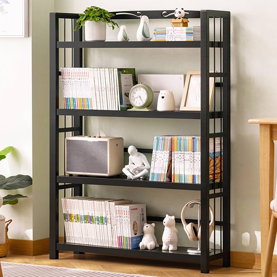 Amazon｜本棚 収納キッチンラック 棚 ラックオープンシェルフ ラック