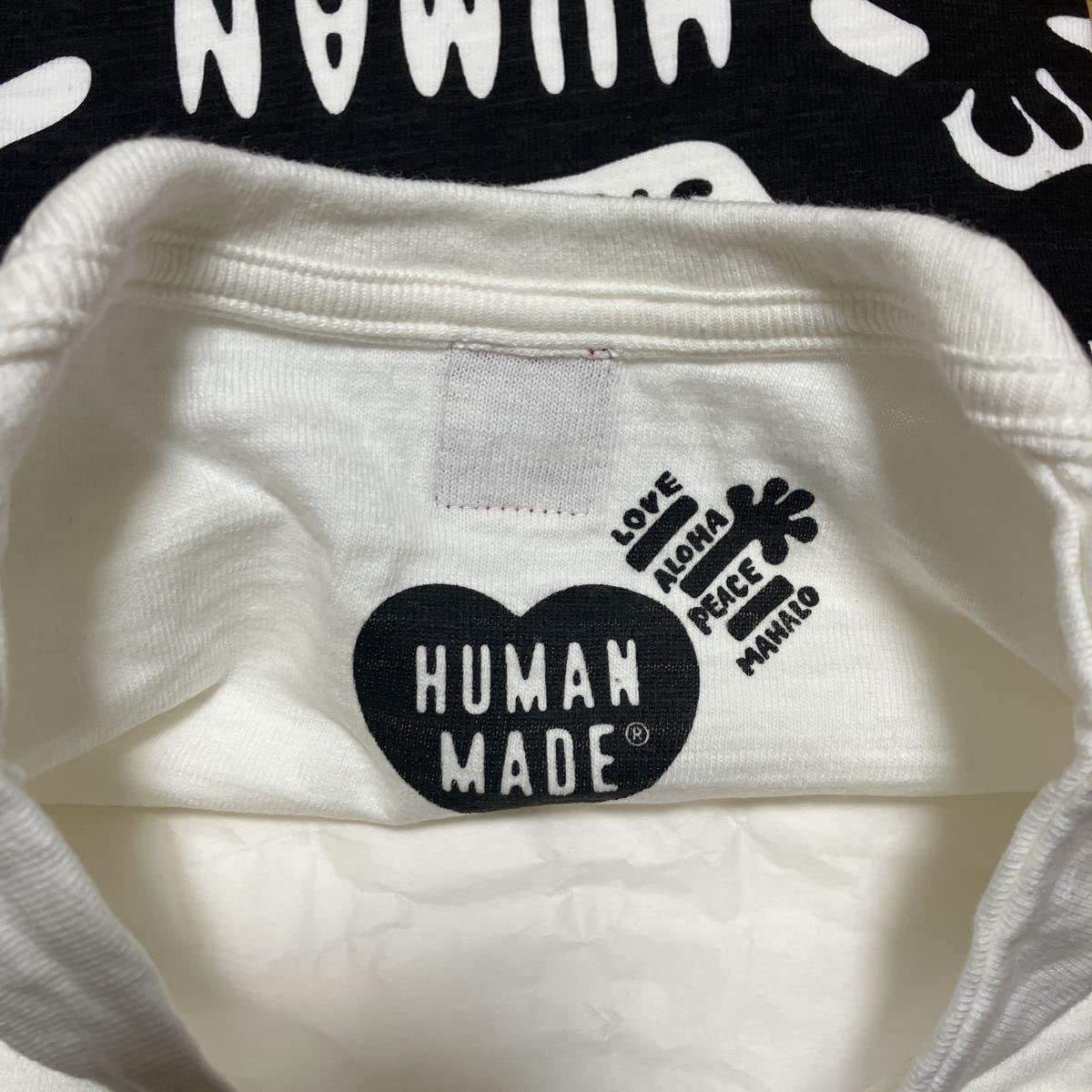 Amazon.co.jp: 木梨憲武 × HUMAN MADE T-SHIRT 白(XXL) ヒューマン