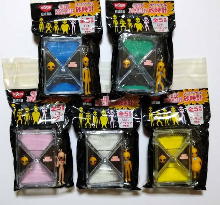 Amazon.co.jp: 日清 カップヌードル 砂時計 U.T.フィギュア付き 全5