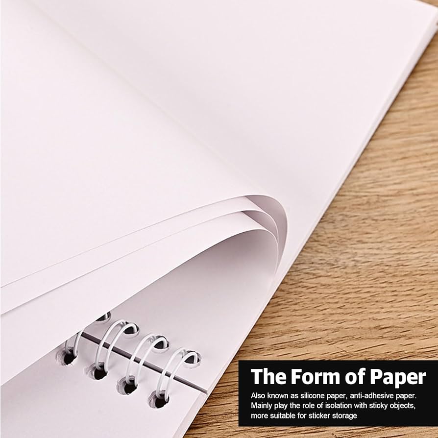 Amazon.co.jp: 2冊セット 剥がしやすい シール帳、BetterJonny A5 ト