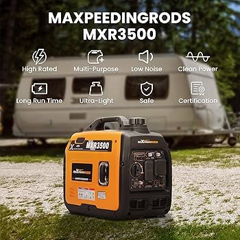 Amazon.com : MaXpeedingrods 3500 Watt Portable Inverter Generator