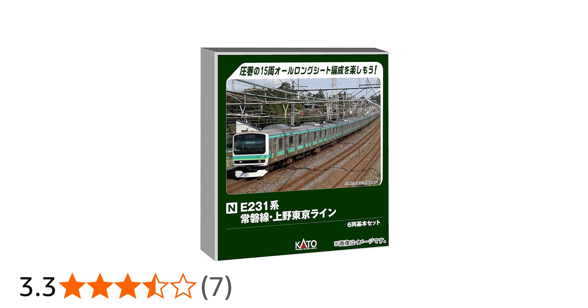 Amazon | カトー (KATO) Nゲージ E231系 常磐線・上野東京ライン 6両