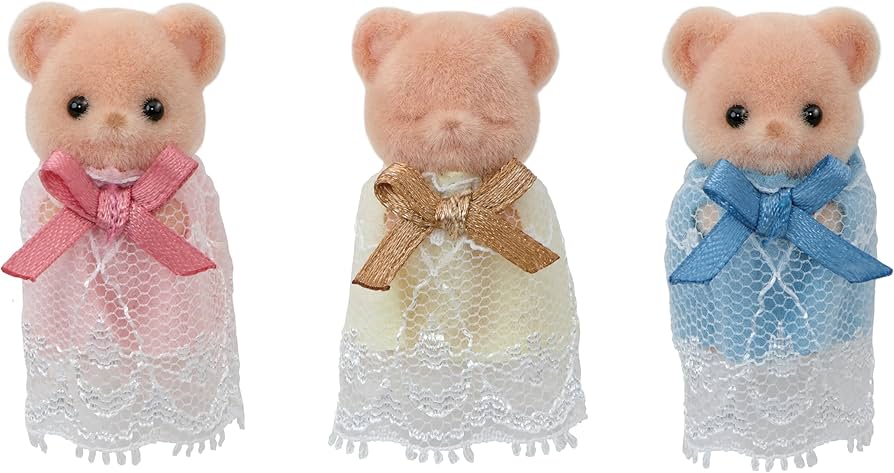 Amazon | シルバニアファミリー 人形 【 ビスケットクマのみつごちゃん