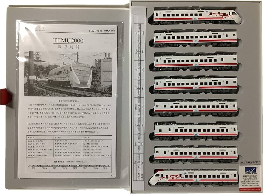 Amazon | 鉄道模型 Nゲージ 台湾 台湾鉄路管理局 鉄支路 傾斜式 普悠瑪