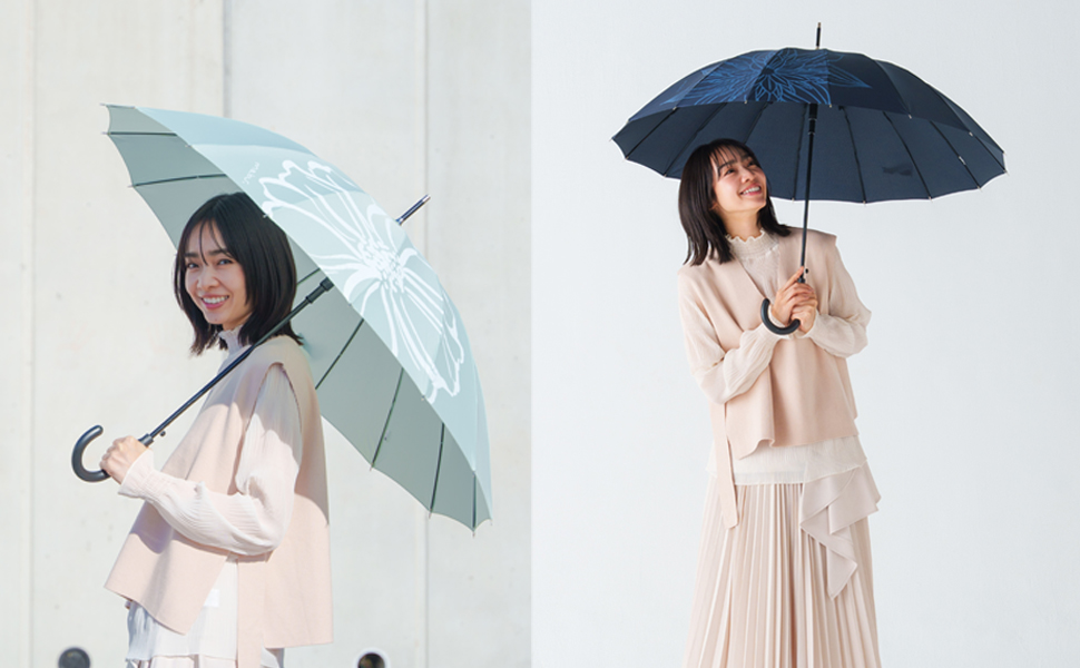 Amazon.co.jp: マブ(mabu) 日傘 傘 日傘兼用雨傘 レディース 58cm
