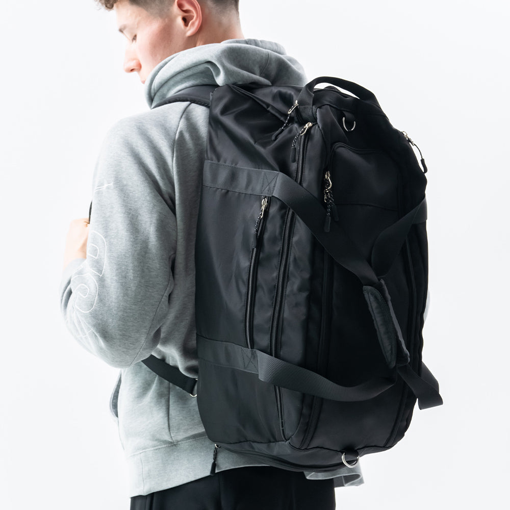 3WAY ポリエステル シューズポケット スポーツボストンバッグ