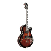 Ibanez AG Artcore Expressionist AG95QA-DBS (Dark Brown Sunburst