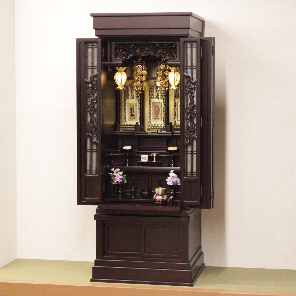 台付き仏壇 ふよう18号 紫檀仏壇