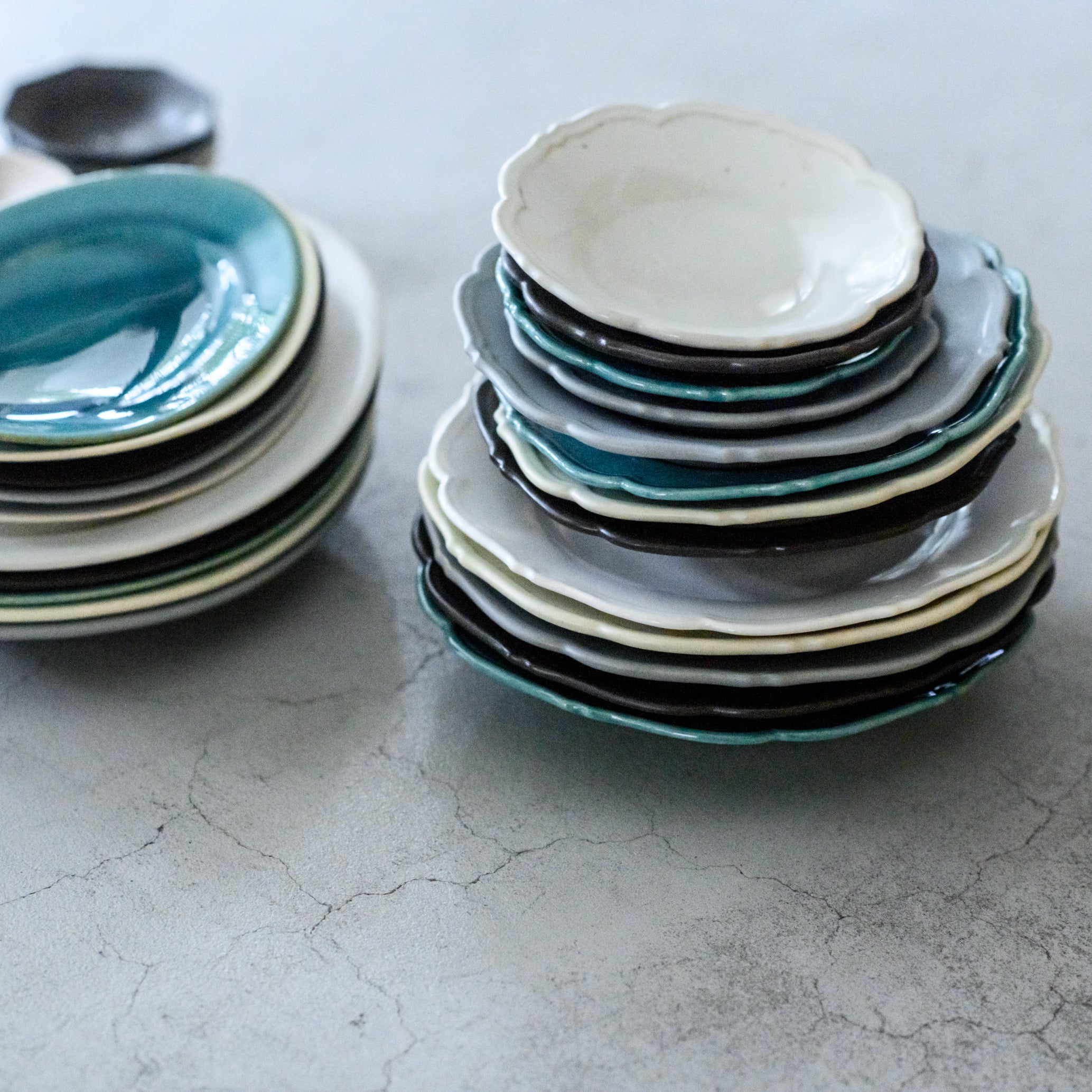 awabi ware｜輪花皿