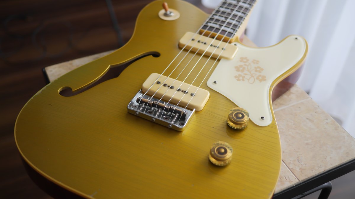 新しいギターを手に入れました】 Bruno Guitars TN-295 ・P90 ・シン