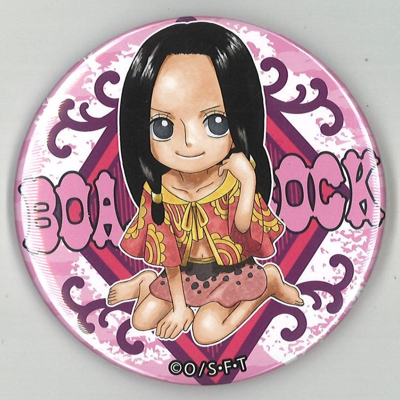 ONE PIECE ALL FACES ガチャガチャ 缶バッジ ハンコック ONE PIECE ALL