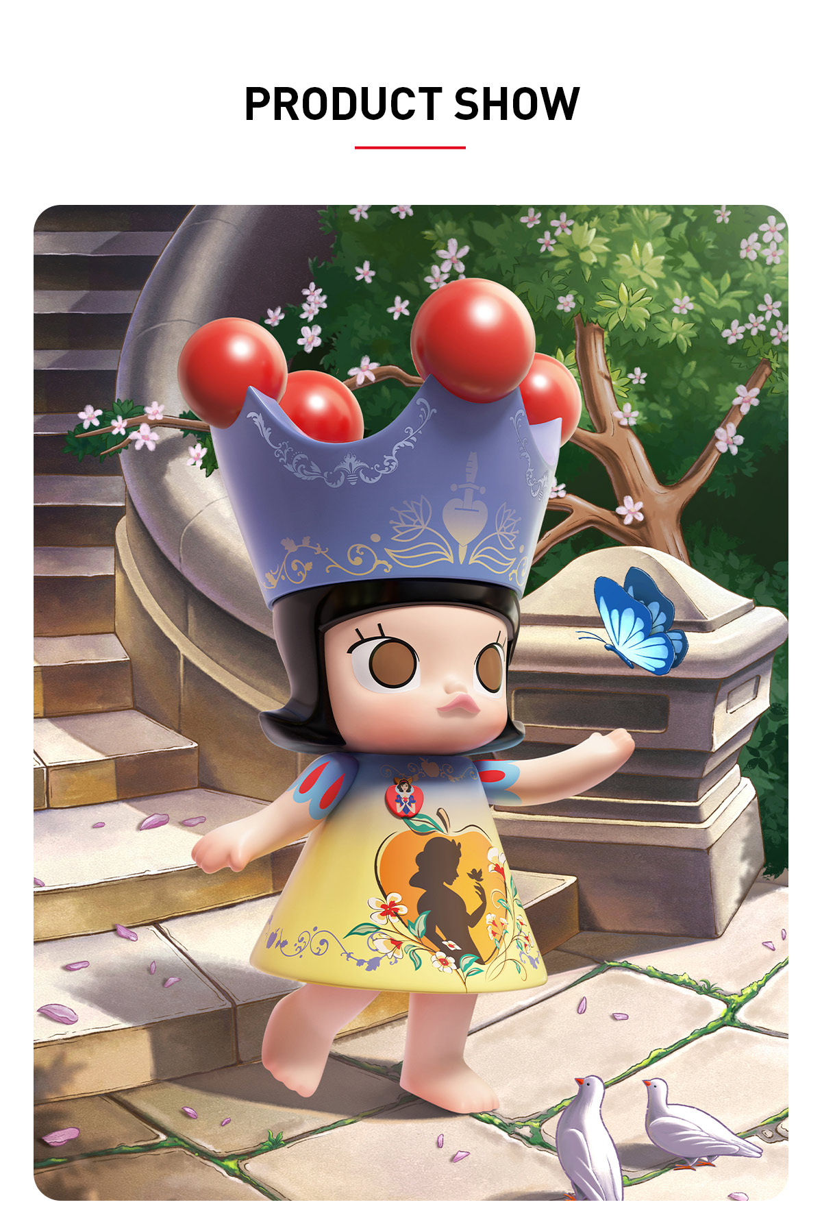 MEGA ROYAL MOLLY 1000% Snow White - POP MART (Japan)