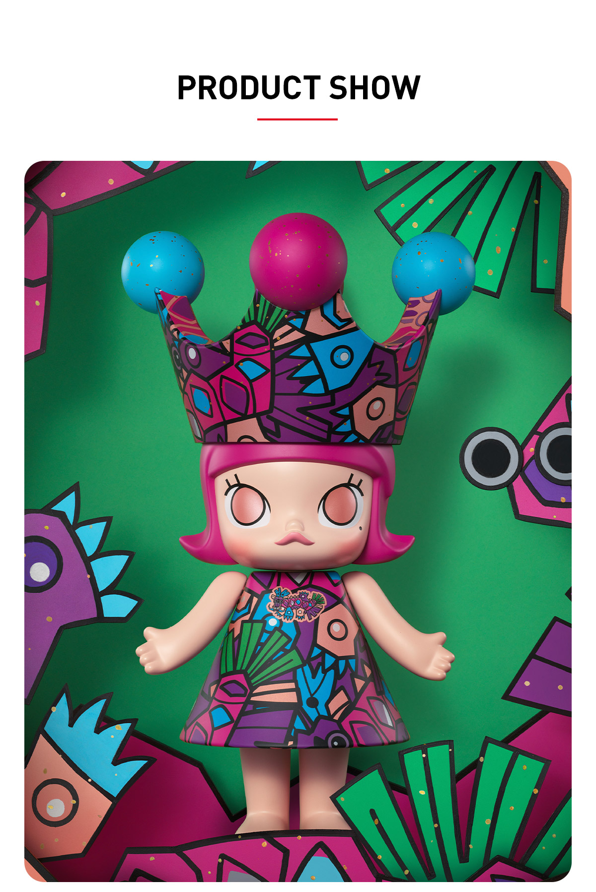 MEGA ROYAL MOLLY 1000% HAN MEILIN - POP MART (Hong Kong, China)