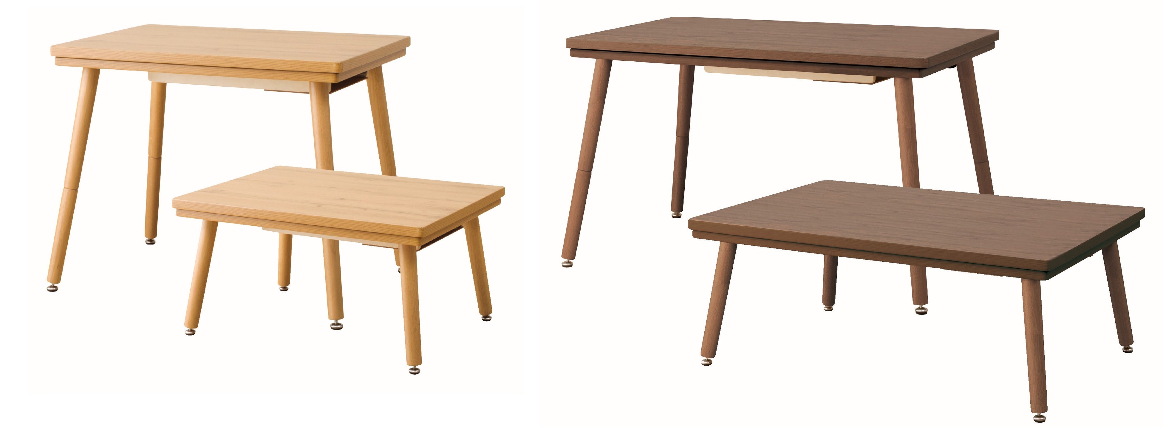 ソファに座ったまま使える人気の2WAYこたつに、1～2人様用のコンパクト