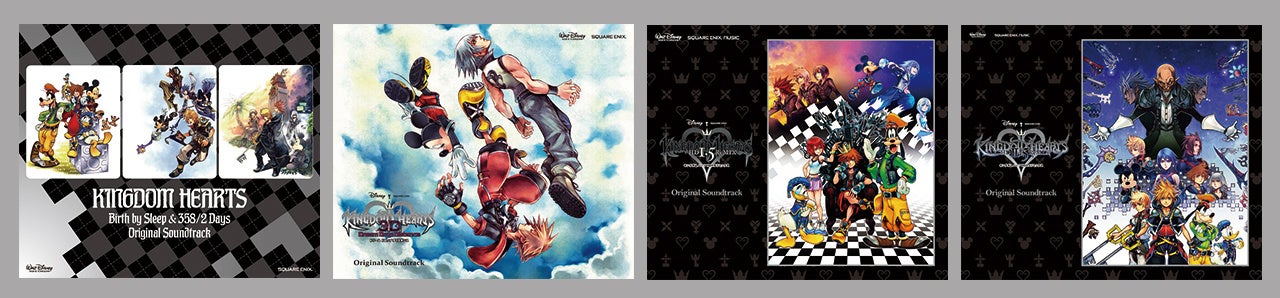 キングダム ハーツ」シリーズのオリジナル・サウンドトラック4商品が