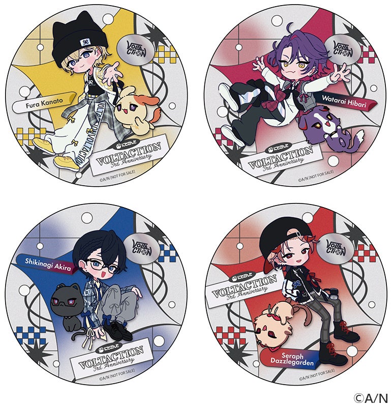 にじさんじ」所属VTuberユニット・VOLTACTIONのデビュー3周年を記念し