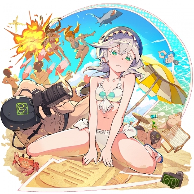 ファイトリーグ、ハーモニーらファイター9体が水着で登場！夏季限定の